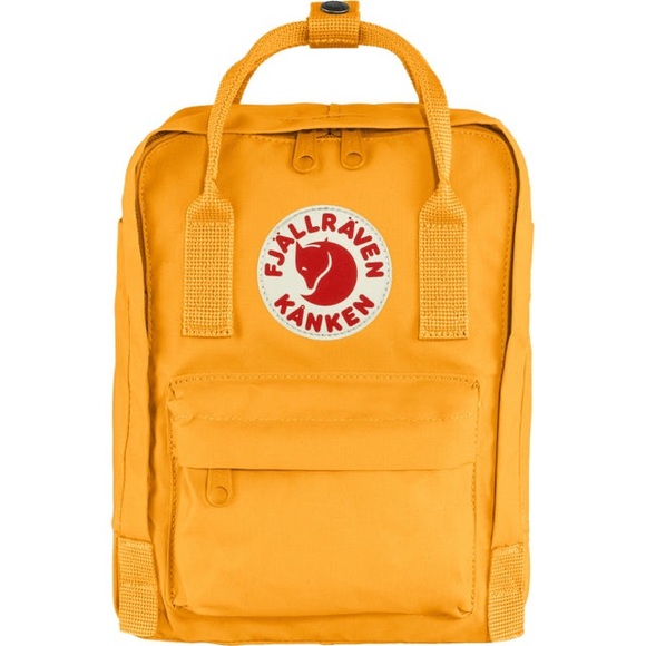 Fjallraven Handbags - Fjallraven Kanken Mini Backpack Warm Yellow NWOT Travel Outdoors Quick Dry